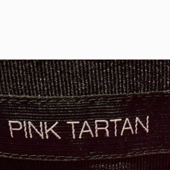Pink Tartan Cotton Candy Pink Cashmere Wool Coat L - Picture 7 of 16